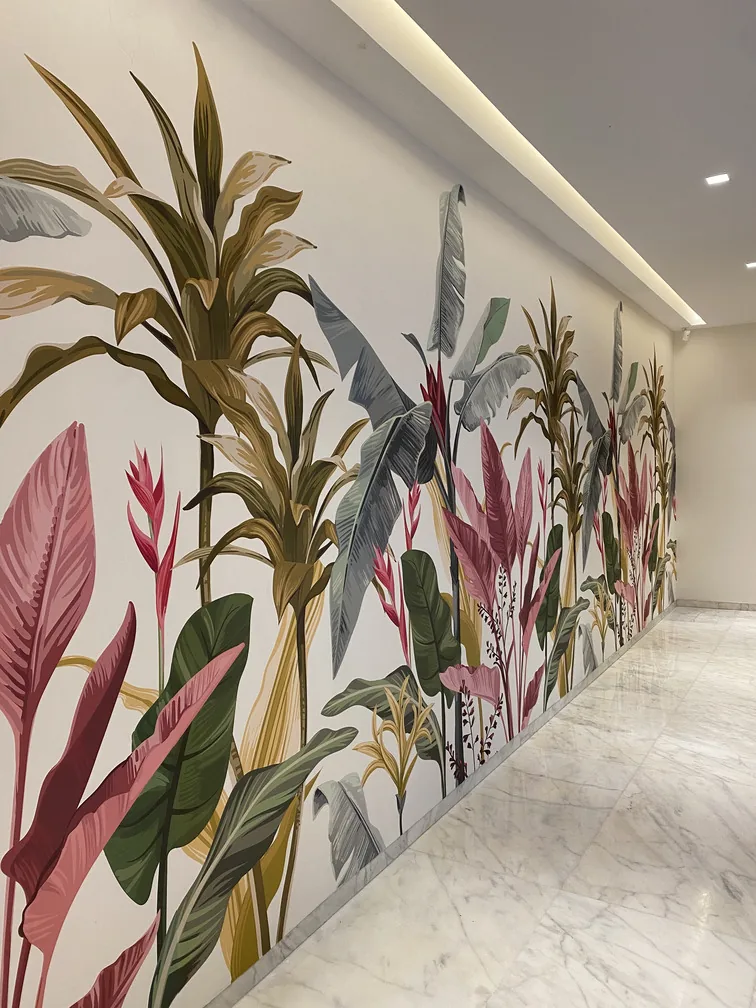 Papier peint sur mesure au Maroc, collection Owall par Ofloor